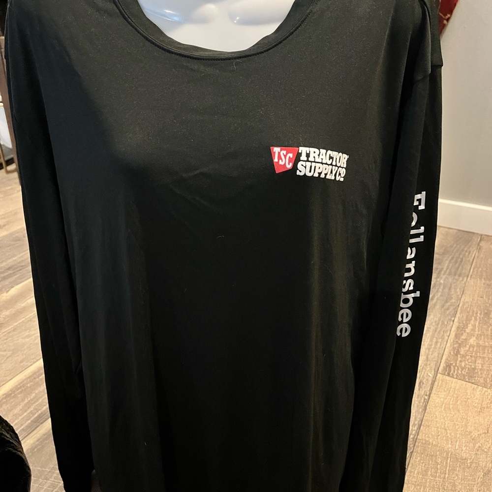 Tractor Supply Co. Women's Black Long Sleeve Top size large